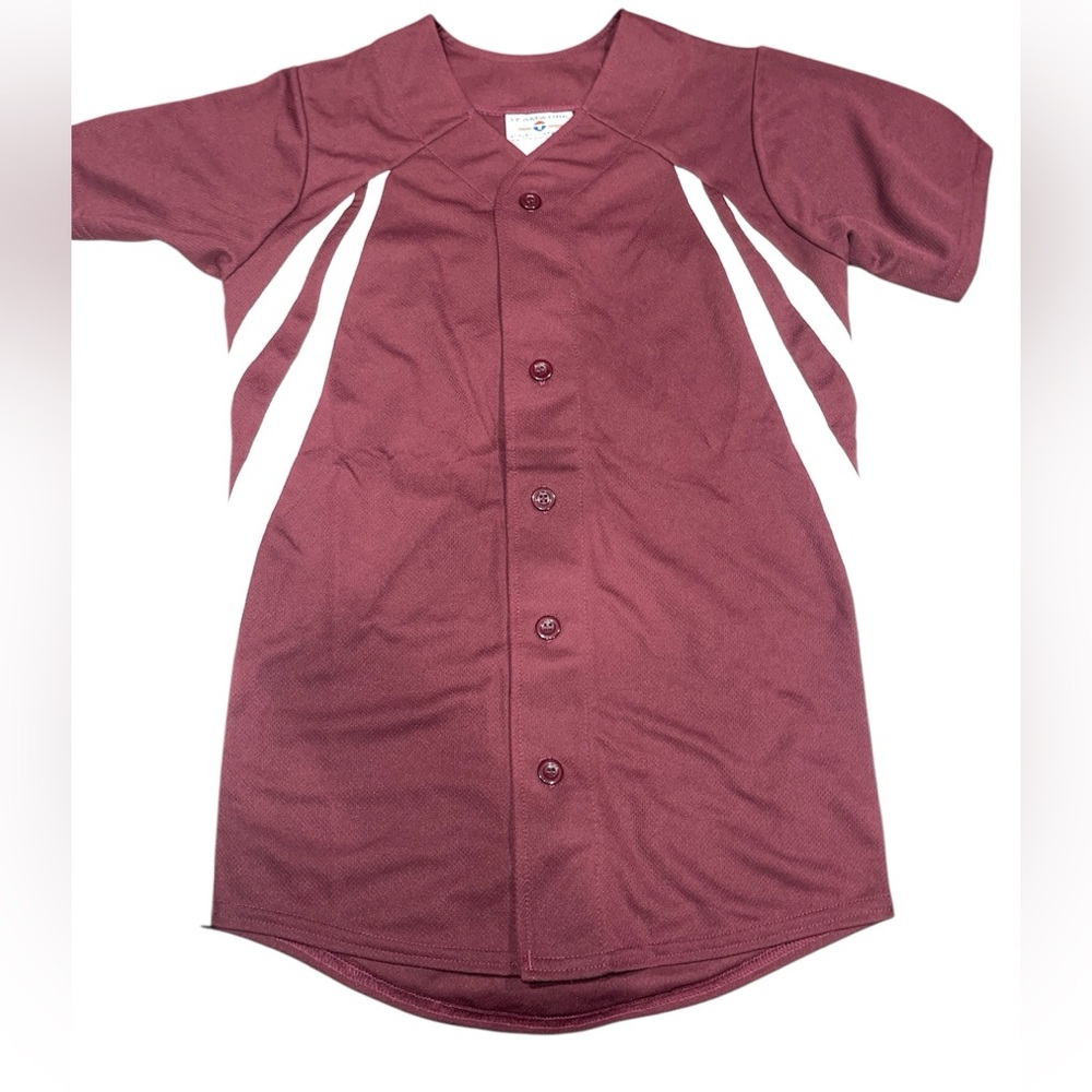Teamwork athletic apparel button up softball Jersey‎ size XL sport uniform